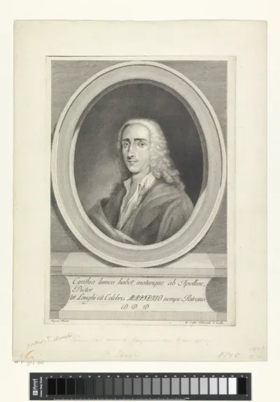 Portret van schilder Pietro Longhi