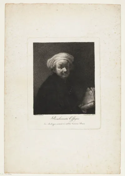 Portret van schilder Rembrandt
