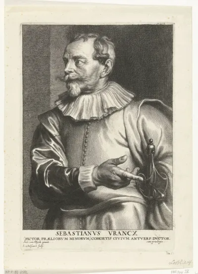Portret van schilder Sebastiaan Vrancx