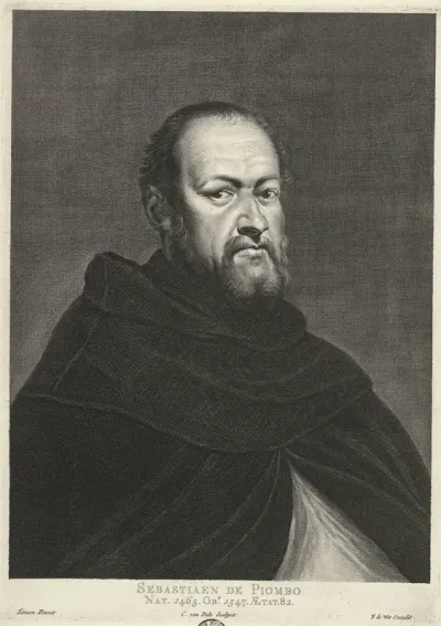Portret van schilder Sebastiano del Piombo