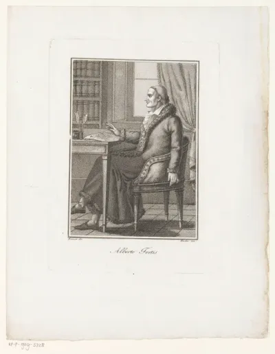 Portret van schrijver Alberto Fortis