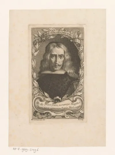 Portret van schrijver Carlo Maria Maggi