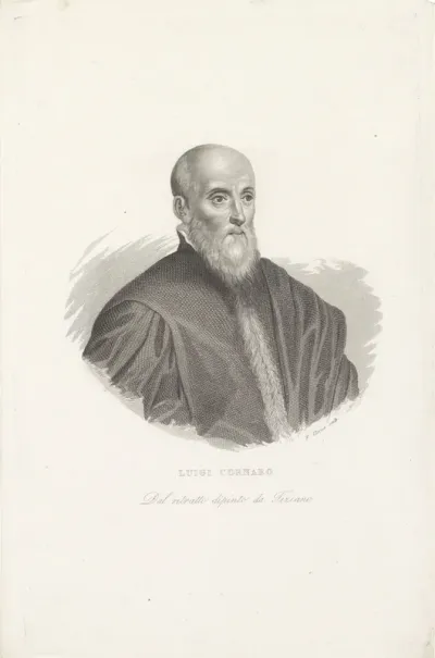 Portret van schrijver en mecenas Alvise Corner (Luigi Cornaro)
