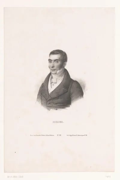 Portret van schrijver Eugène Scribe