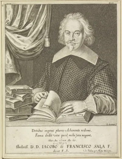 Portret van schrijver Giovanni Domenico Sala
