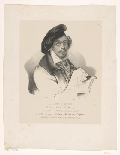 Portret van schrijver Giuseppe Bossi