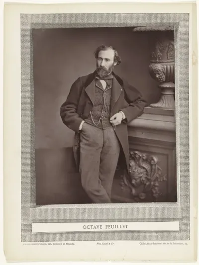 Portret van schrijver Octave Feuillet