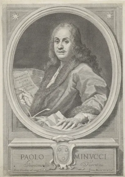 Portret van schrijver Paolo Minucci