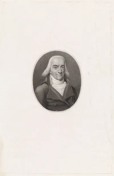 Portret van schrijver Pieter Johannes Uylenbroek