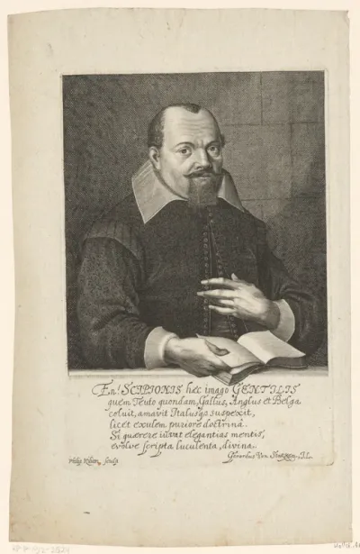 Portret van Scipione Gentili