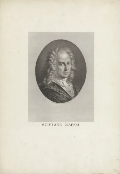 Portret van Scipione Maffei