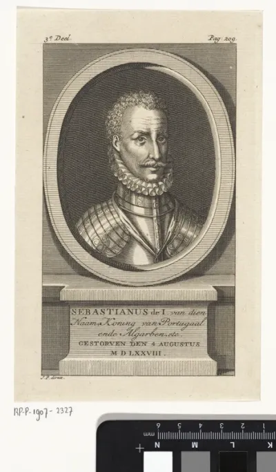Portret van Sebastiaan I van Portugal