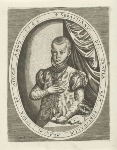 Portret van Sebastiaan I van Portugal