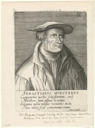 Portret van Sebastiaan Münster