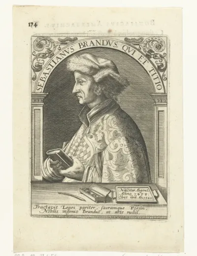 Portret van Sebastian Brant
