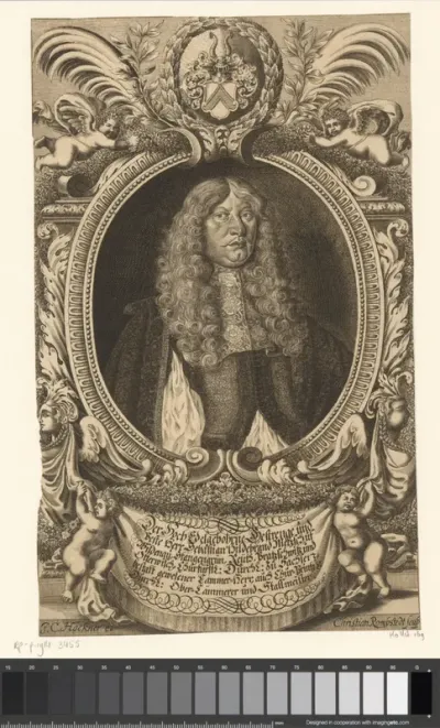 Portret van Sebastian Hildebrand von Metzsch