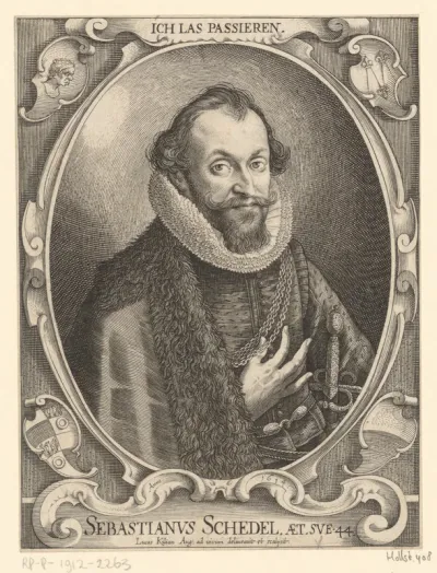 Portret van Sebastian Schedel