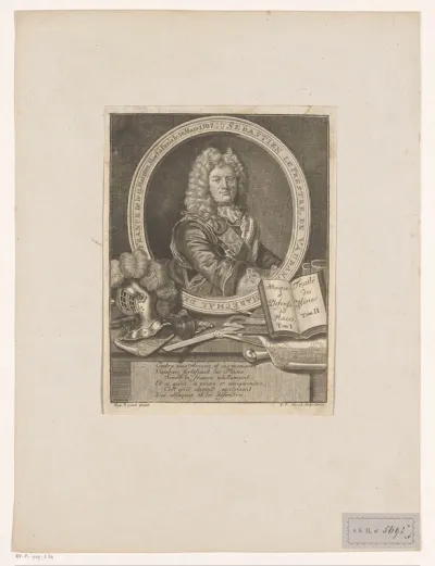 Portret van Sébastien Le Prestre de Vauban