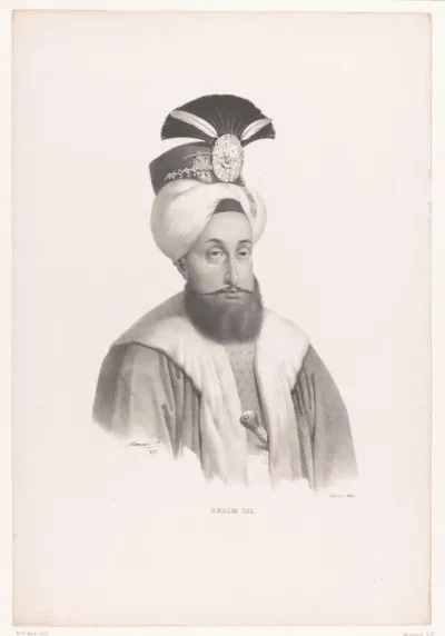 Portret van Selim III, sultan van het Ottomaanse Rijk