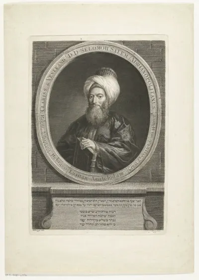 Portret van Selomoh Salem