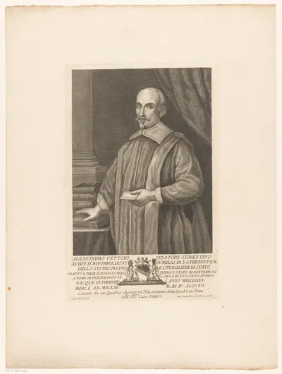 Portret van senator Alessandro Vettori