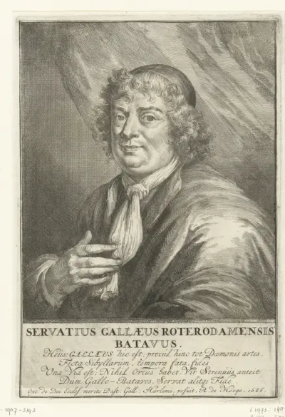 Portret van Servatius Gallaeus