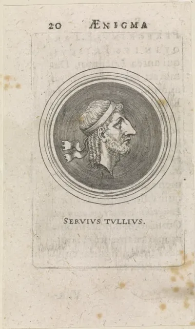 Portret van Servius Tullius