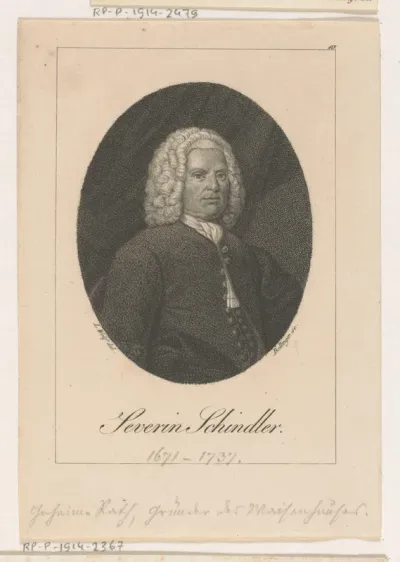 Portret van Severin Schindler