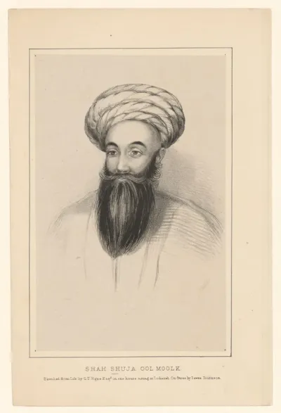 Portret van Shah Shujah Durrani