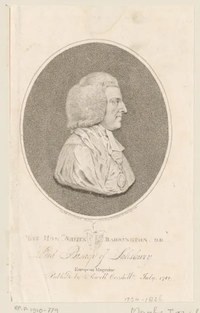 Portret van Shute Barrington, bisschop van Salisbury