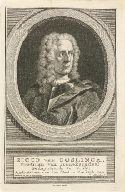 Portret van Sicco van Goslinga