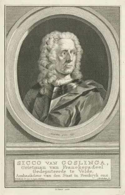 Portret van Sicco van Goslinga
