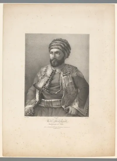 Portret van Sidi Mahmoud Kahia