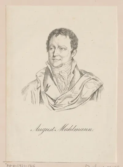 Portret van Siegfried August Mahlmann