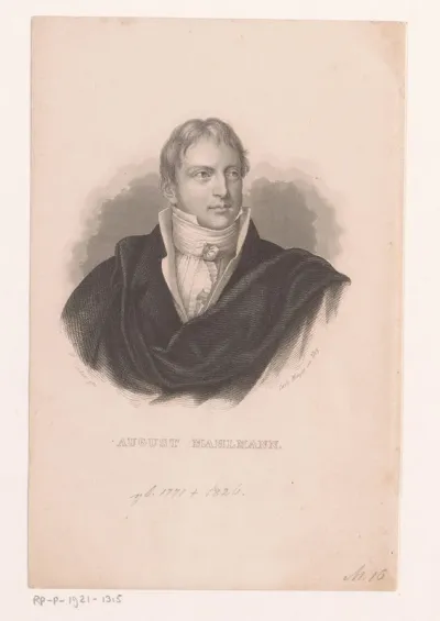 Portret van Siegfried August Mahlmann