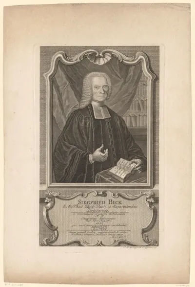 Portret van Siegfried Beck