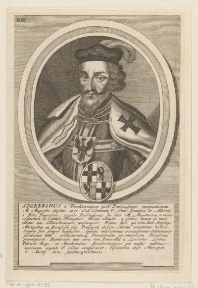 Portret van Siegfried von Feuchtwangen