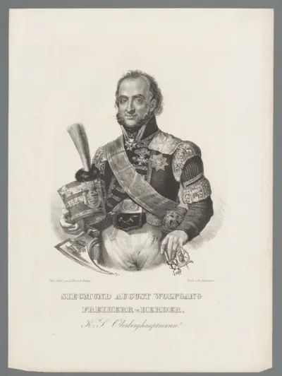 Portret van Siegmund August Wolfgang von Herder