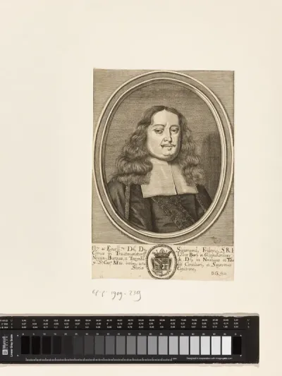Portret van Siegmund Friedrich, graaf von Trauttmansdorff