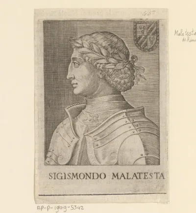 Portret van Sigismondo Pandolfo Malatesta, heer van Rimini