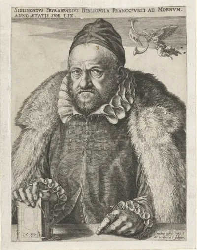 Portret van Sigismund Feyerabend