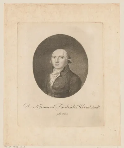 Portret van Sigismund Friedrich Hermbstädt