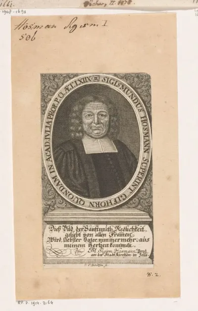 Portret van Sigismund I Hosemann
