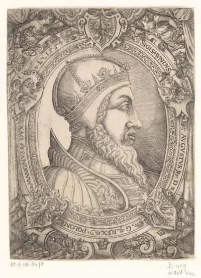 Portret van Sigismund II August, koning van Polen