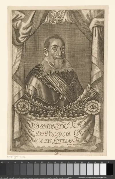 Portret van Sigismund III, koning van Polen en Zweden