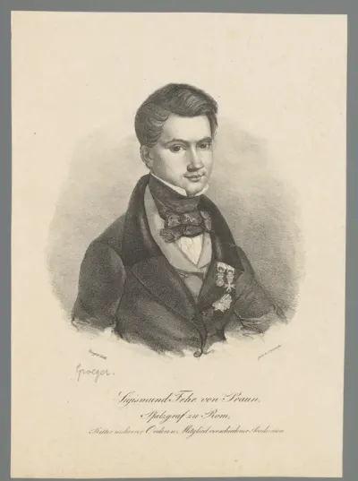 Portret van Sigismund Otto von Praun