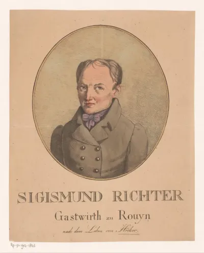 Portret van Sigismund Richter