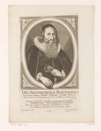 Portret van Sigismund Spöndli
