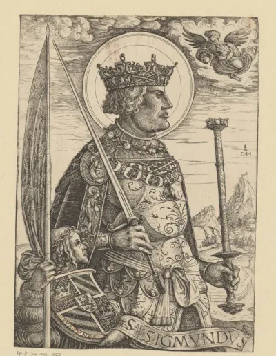 Portret van Sigismund van Bourgondië