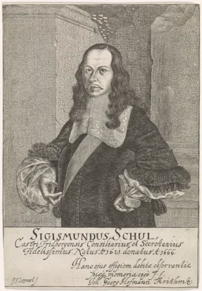 Portret van Sigismundus Schul